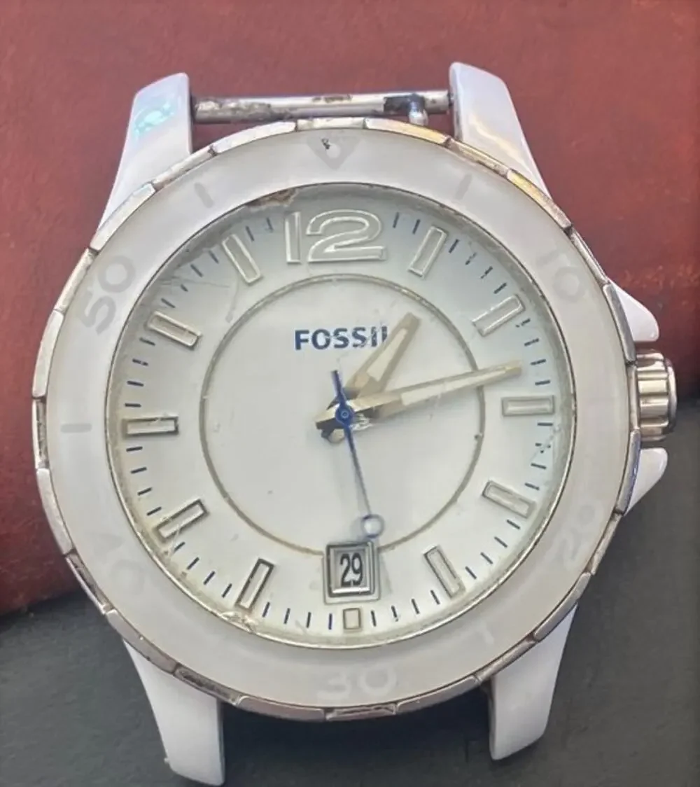 Unisex 40mm Thick Case Fossil Watch, CE-1034, No Band